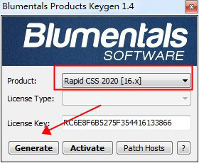 Rapid CSS 2020注册机下载 Blumentals Rapid CSS 2020 注册机 免装版