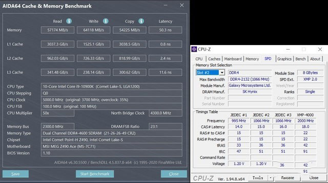 影驰 HOF PRO RGB DDR4 4000MHz 内存评测 