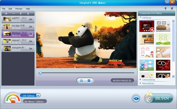 DVD制作工具下载 iOrgSoft DVD Maker(DVD制作软件) v3.0.1 官方版