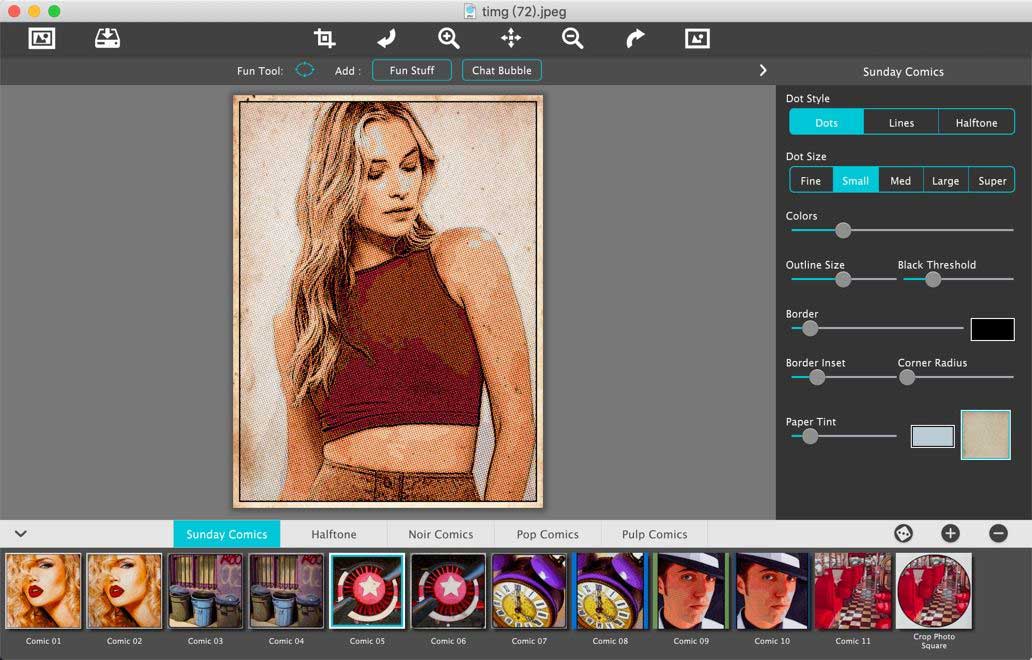 JixiPix Pop Dot Comics Mac破解版下载 JixiPix Pop Dot Comics for Mac(照片转漫画软件) v2.14 直装免激活版