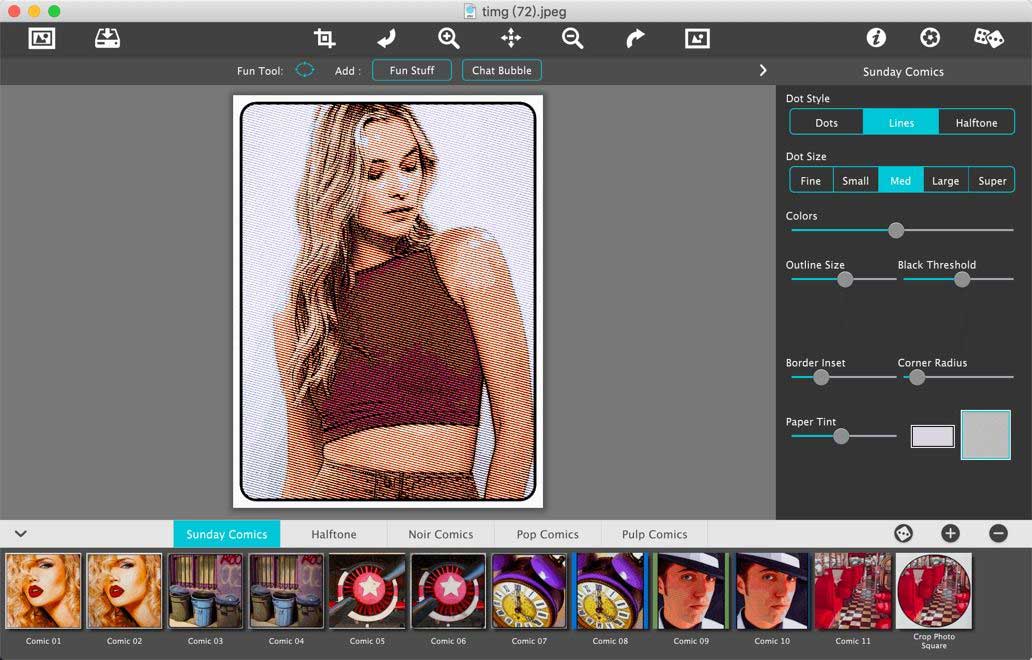 JixiPix Pop Dot Comics Mac破解版下载 JixiPix Pop Dot Comics for Mac(照片转漫画软件) v2.14 直装免激活版