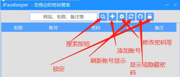 密码管理软件下载 iPassKeeper(密码管理工具) v1.0 免费绿色版