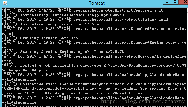 Tomcat中catalina.bat设置为UTF-8控制台出现乱码”