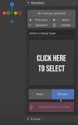Blender生成器下载 Blender人物角色生成器插件Human Generator V3.05 for Blender2.8+ 免费版+预设库