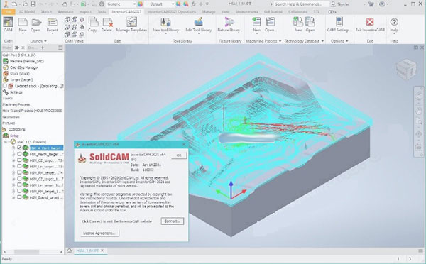 InventorCAM 2022中文破解版 Autodesk InventorCAM ultimate 2022 中文破解版(附安装教程) 64位