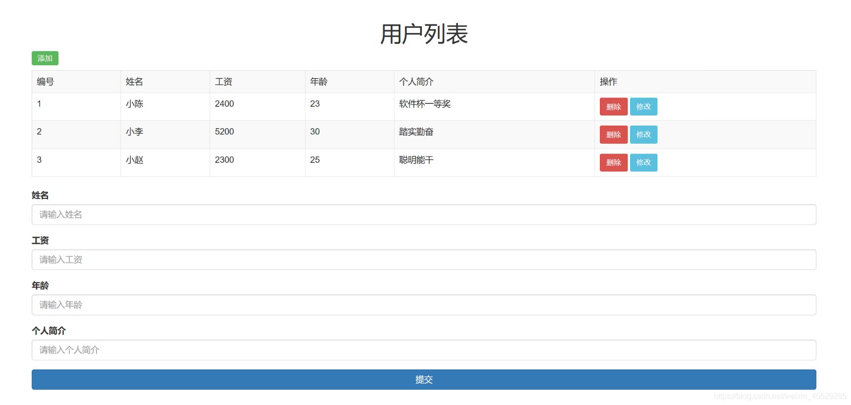 [外链图片转存失败,源站可能有防盗链机制,建议将图片保存下来直接上传(img-1SQbhCIt-1626677532972)(Vue用户列表页面开发.assets/image-20210717202211642.jpg)]