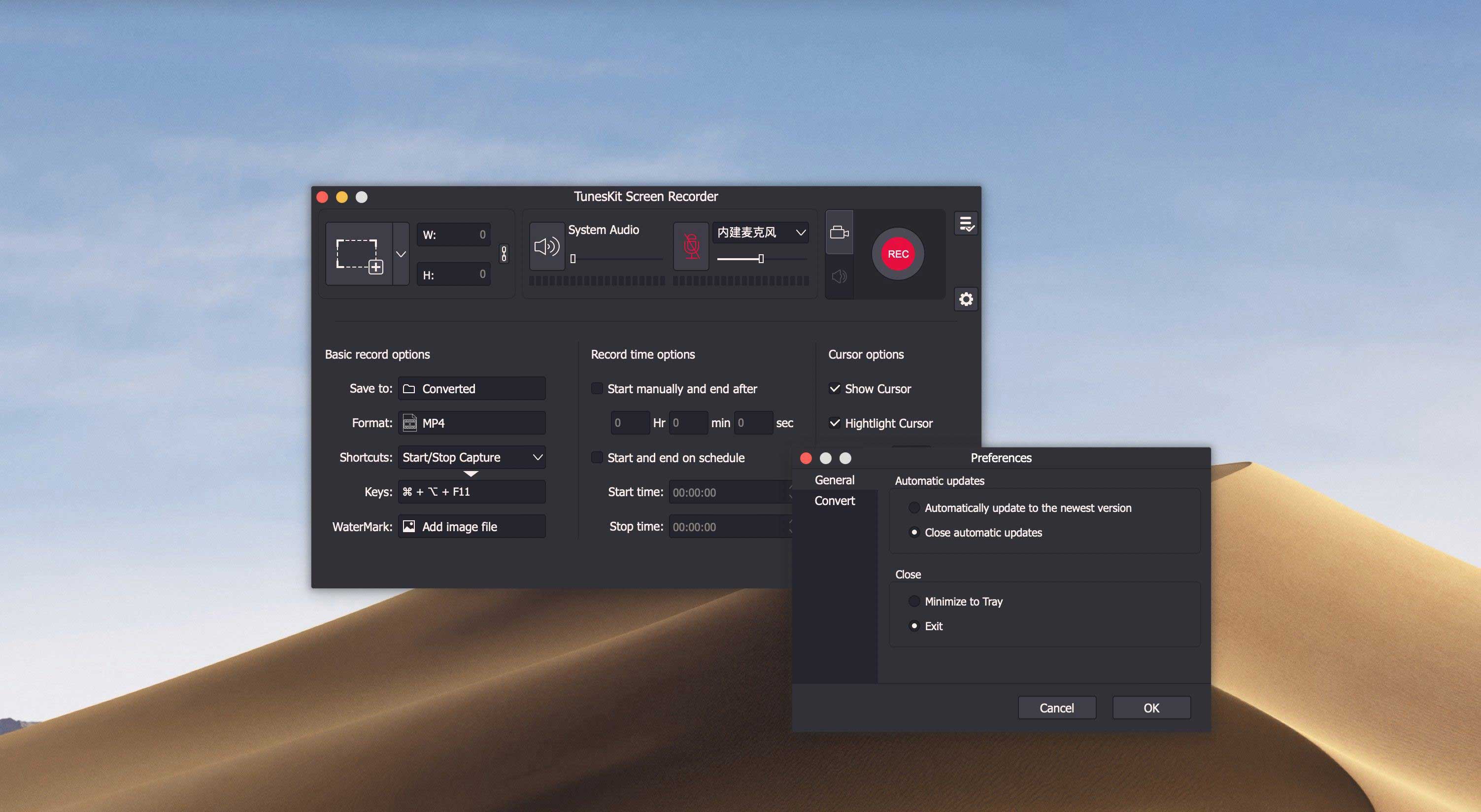 TunesKit Screen Recorder Mac下载 音视频录音机工具TunesKit Screen Recorder for Mac v2.5.0 苹果免费版(附序列号) 下载-