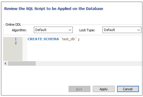 預覽SQL腳本
