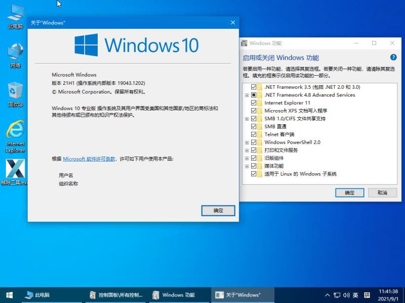 win1021H1精简版下载 Windows10 21H1无广告纯净优化精简版 21H1 Build 19044.1263 小修制作