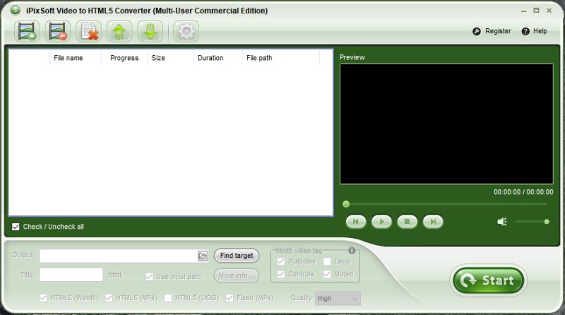 视频转HTML5格式转换器下载 iPixSoft Video to HTML5 Converter v3.5.0 英文破解版 附激活教程 下载-