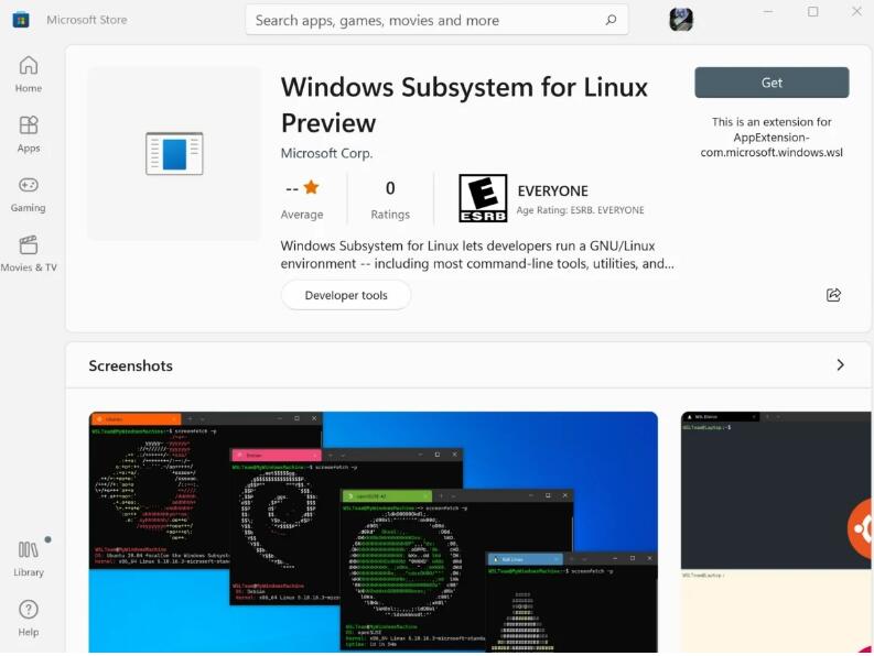 Win11应用商店上架 Windows Linux 子系统（WSL）：程序升级更快，无需升级操作系统”