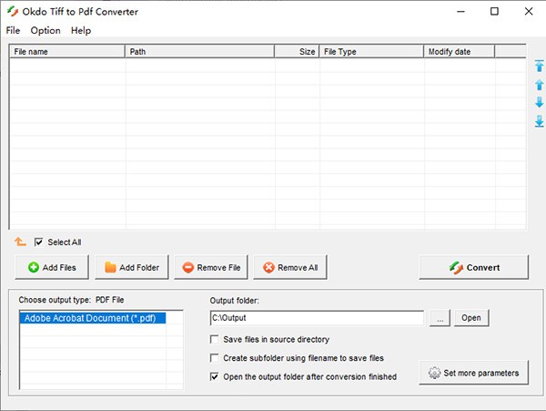 Okdo Tiff to Pdf Converter(文件格式转换工具)