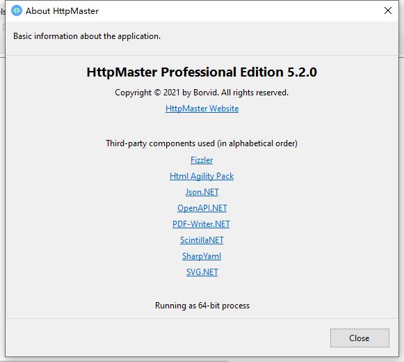 HttpMaster Pro(web开发测试软件) v5.2.0 免费破解版(附激活教程+补丁)