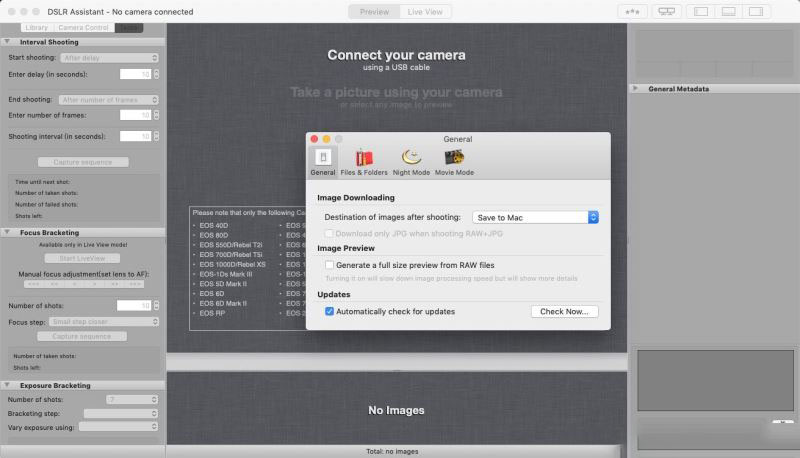 佳能相机远程控制软件下载 DSLR Assistant(单反助手/相机远程控制) for Mac v3.9.0 直装破解版