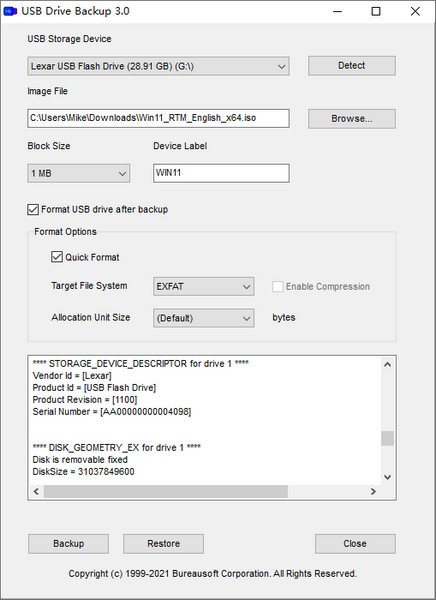 USB驱动器备份软件下载 USB Drive Backup(USB驱动器备份工具) v3.0 官方安装版