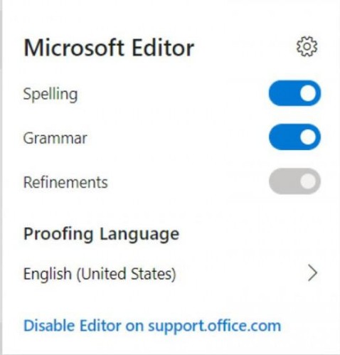 Microsoft 编辑器插件下载 Microsoft 编辑器:拼写和语法检查器(Microsoft Editor) v1.6.9 免费版