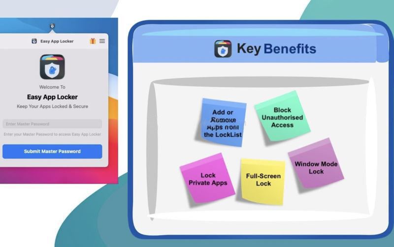 Mac软件加密工具下载 苹果电脑软件加密工具 Easy App Locker Mac v1.0 直装破解版