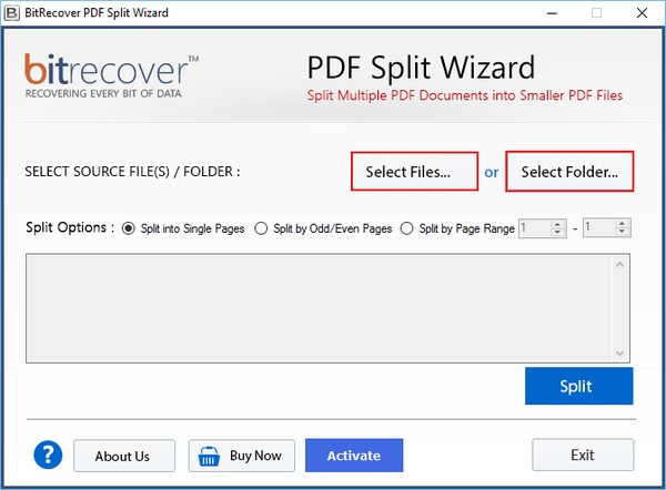 PDF拆分工具下载 BitRecover PDF Split Wizard(PDF拆分工具) v3.0.0 官方安装版