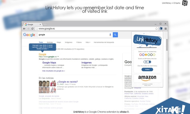 LinkHistory插件下载 访问链接显示插件 LinkHistory v1.1 免费安装版 附安装说明