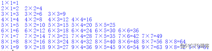 用python做个九九乘法表-够简单,能学会_列表_02