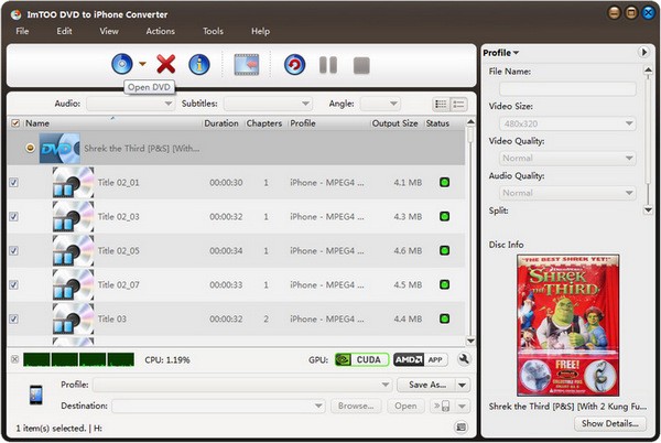 DVD转iPhone视频工具下载 ImTOO DVD to iPhone Converter(DVD转iPhone转换软件) v7.8.24 免费安装版