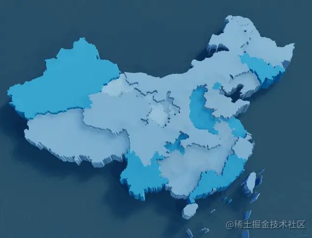 基于threejs制作一个3d中国地图