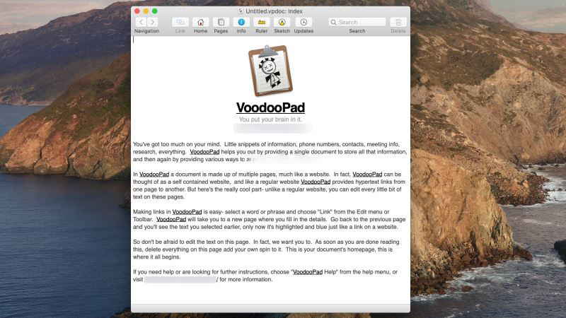 VoodooPad Mac激活版下载 VoodooPad苹果电脑记事本软件 for Mac v5.4.0 免费破解版