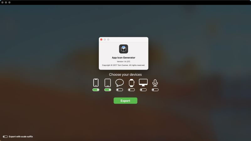 Mac图标制作软件免费版下载 苹果电脑图标快速制作工具 App Icon Generator for Mac v1.4 直装破解版