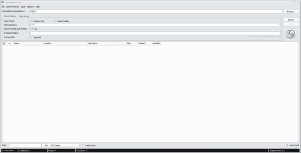 Findhidden下载 Findhidden(隐藏文件查找软件) v0.6.9 免费安装版