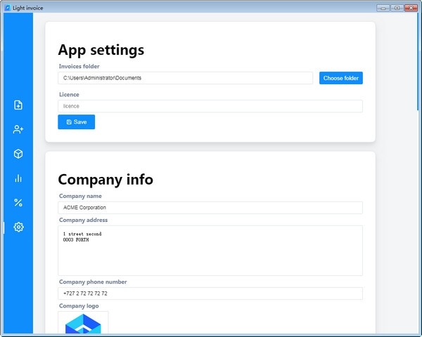 Light invoice下载 发票制作软件(Light invoice) v1.0 安装版