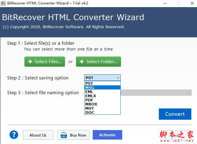 BitRecover HTML Converter Wizard(HTML文件转换)V4.2 官方安装版
