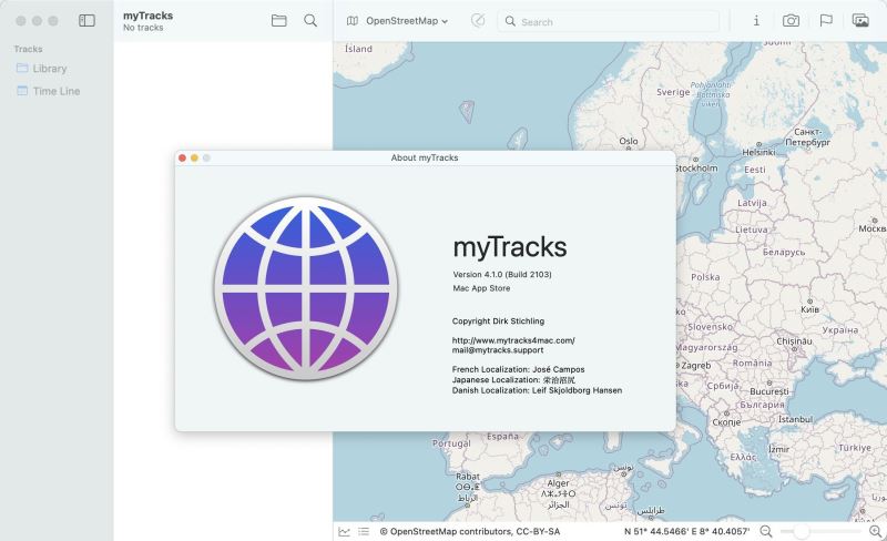 myTracks苹果电脑激活版下载 GPS轨迹记录软件 myTracks for Mac v4.3.0 中文破解版 