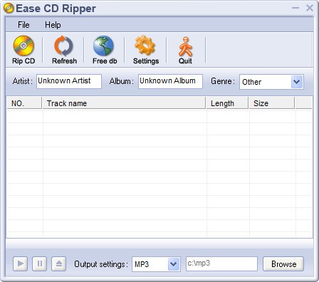 Ease CD Ripper Ease CD Ripper(CD刻录软件) v1.60 官方安装版