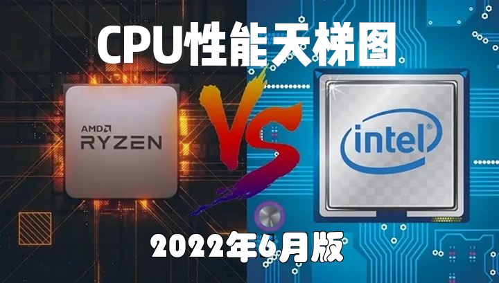 CPU性能天梯图2022年6月最新版 CPU天梯图2022年6月