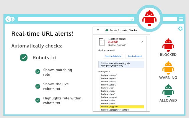 Robots Exclusion Checker插件下载 机器人排除检查器 Robots Exclusion Checker v1.1.8.1 免费安装版