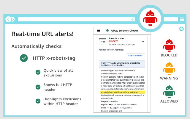 Robots Exclusion Checker插件下载 机器人排除检查器 Robots Exclusion Checker v1.1.8.1 免费安装版