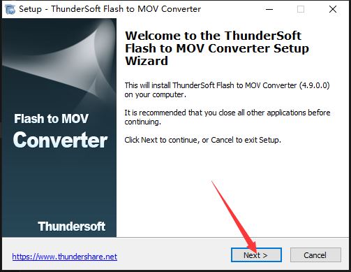 ThunderSoft Flash to MOV Converter激 Flash转MOV ThunderSoft Flash to MOV Converter破解补丁 v4.9 附图文激活教程