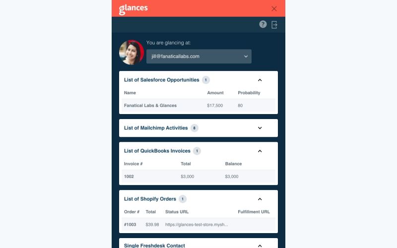 Glances插件下载 简化的客户视图Glances - A Simplified Customer View v2.0.2 免费安装版