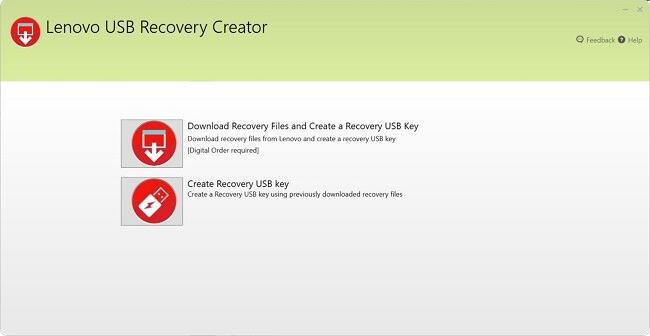 联想出厂系统下载工具 Lenovo USB Recovery Creator(联想原生系统恢复工具) V4.0.3.6 for win7-win11 官方版