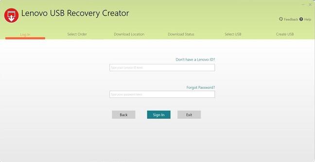 联想出厂系统下载工具 Lenovo USB Recovery Creator(联想原生系统恢复工具) V4.0.3.6 for win7-win11 官方版