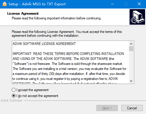 Advik MSG to TXT Export(MSG转TXT工具)