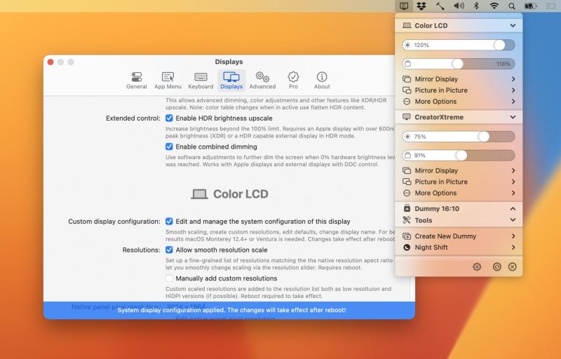 BetterDisplay mac版下载 BetterDisplay for Mac(锁屏软件) V1.4.2 苹果电脑版