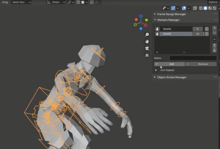 Blender插件下载 Blender动作时间线标记帧范围管理插件 Frame Ranger v3.1.0 免费版(含教程)