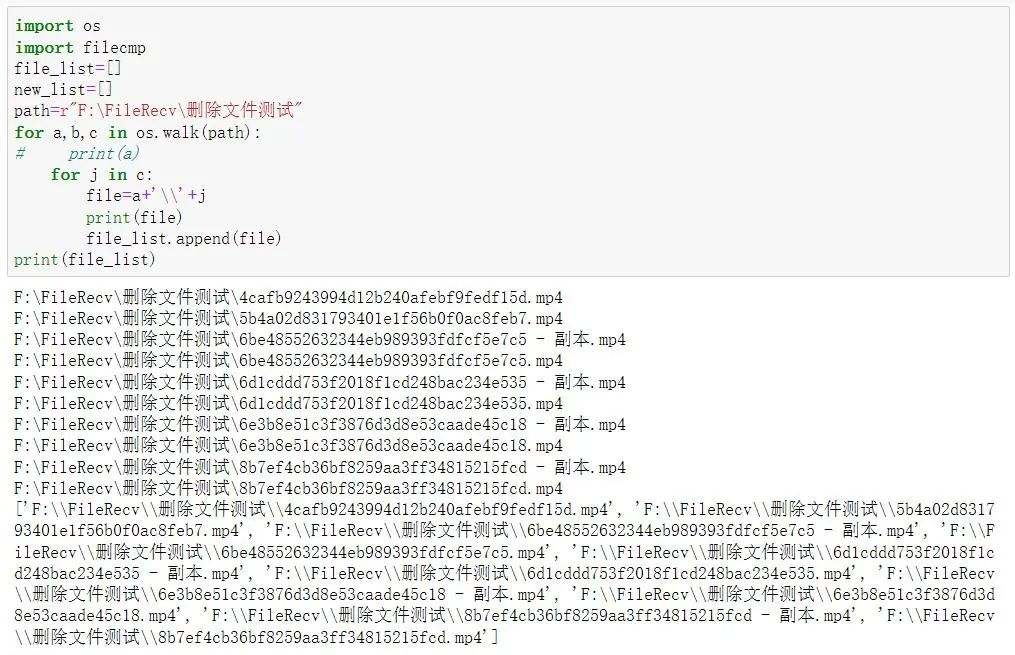 Python实现删除重复视频文件的方法详解