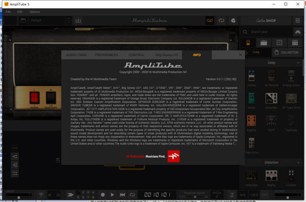 IK Multimedia AmpliTube 5 Complete v5.7.0 最新完整破解版(附注册机+安装教程)
