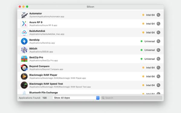 Silicon mac版下载 Silicon(检测应用是否支持M1芯片) for Mac V1.0.5 苹果电脑版