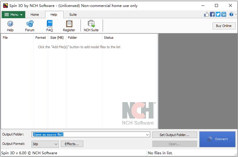 downloading NCH Spin 3D Plus 6.07