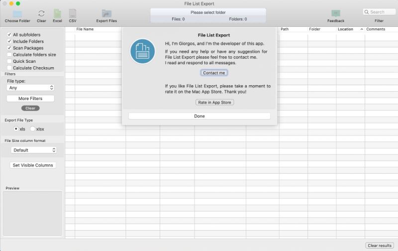 File List Export下载 导出文件列表软件 File List Export for Mac v2.8.0 直装破解版