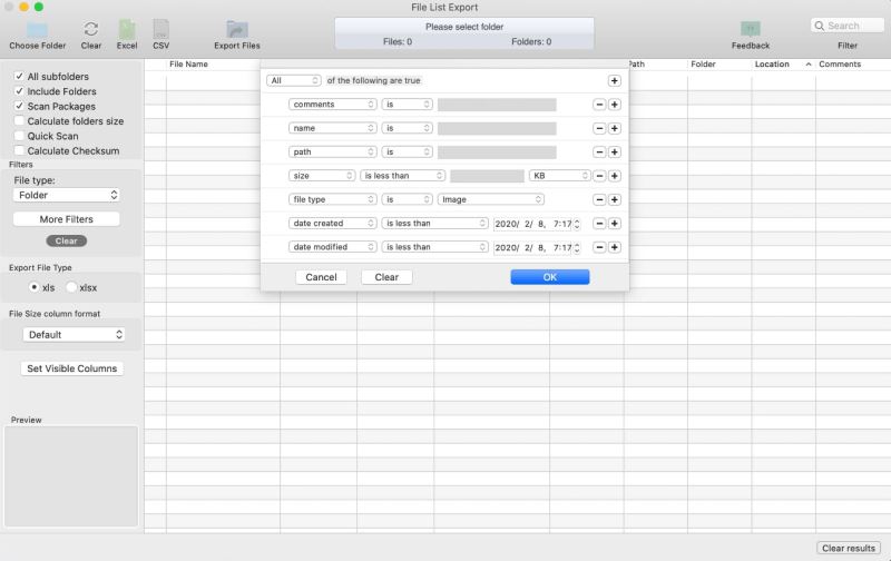 File List Export下载 导出文件列表软件 File List Export for Mac v2.8.0 直装破解版