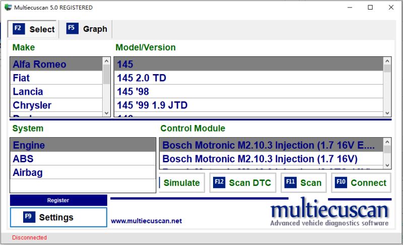 Multiecuscan破解补丁下载 汽车诊断工具 Multiecuscan注册机/激活补丁 v5.0 绿色版 附激活教程